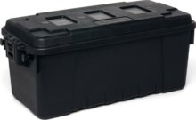 Plano Sportsman's Trunks 76,2x36,2x32,4cm, (Int. dim 66x28,6x28,6cm), Black horgászláda