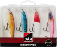 DAM MINNOW PACK INC. BOX 8CM wobbler szett
