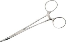 DAM FORCEPS CURVED zsinórvágó csipesz