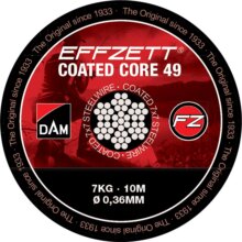 DAM EFFZETT Coated COATED CORE49 STEELTRACE 10m 11KG BROWN bevonatos acélelőke