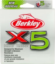Berkley x9 Braid; 200m | 219yd, 0,43mm, 59,7kg, Flame Green fonott pergető zsinór