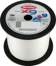 Berkley x9 Braid; 2000m | 2188yd, 0,12mm, 12,1kg, Crystal fonott pergető zsinór