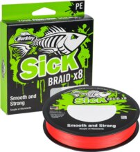 Berkley Sick Braid; 300m | 330yd, 0,29mm, 26,4kg | 58lb , Red fonott pergető zsinór