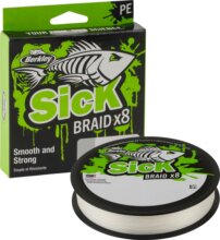 Berkley Sick Braid; 300m | 330yd, 0,23mm, 23,6kg | 52lb , White fonott pergető zsinór