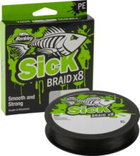 Berkley Sick Braid; 150m | 165yd, 0,08mm, 6kg | 13lb , Black fonott pergető zsinór