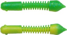 Berkley PowerBait PWRBT PWR Pillar 55mmSprng Grn/Snsne Ylw gumihal