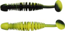 Berkley PowerBait PWRBT PWR Leech 50mmBlack/Snsne Ylw gumihal