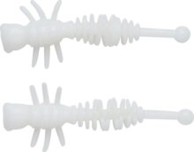 Berkley PowerBait PWRBT PWR Larvae 40mm Milky White gumihal