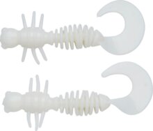 Berkley PowerBait PWRBT PWR Curly 55mm Milky White gumihal