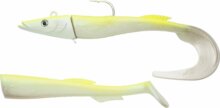 Berkley PowerBait Power Sandeel 15cm - 20g White Chartreus gumihal