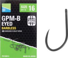 Preston GPM-B EYED HOOKS - 12