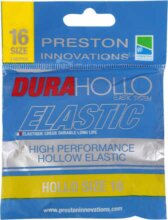 Preston DURA HOLLO ELASTIC - SIZE 16 - YELLOW (SÁRGA 2,6mm)