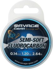 Savage Gear SEMI-SOFT FC LRF 30M 0.19MM 2.22KG CLEAR fluorcarbon zsinór