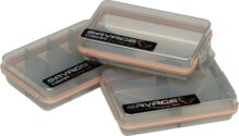 Savage Gear POCKET BOX SMOKE 3 Darab KIT 10.5X6.8X2.6CM műcsalis doboz