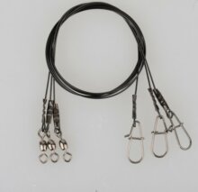 Savage Gear BLACK7 TRACE 50CM 0.60MM 25KG 55LBS 2 Darab harapásálló fém előke