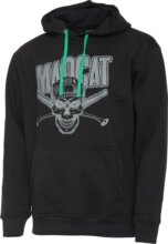 MADCAT SKULL HOODIE L BLACK kapucnis pulóver