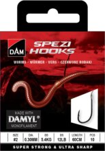 DAM SPEZI WORMS 4 0.25MM 4.0KG 60CM 10PCS