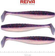 Reiva Flat Minnow shad 12,5cm 3db/cs (Purple Pearl)