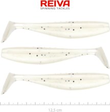 Reiva Flat Minnow shad 12,5cm 3db/cs (Pearl Dot)