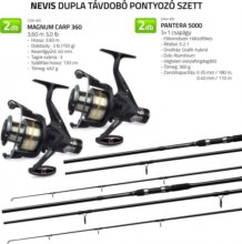 Nevis Dupla Távdobó pontyozó szett 2x 1226-363+ 2x 2545-450