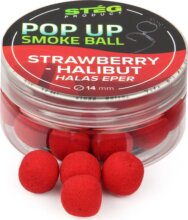 Stég Pop Up Smoke Ball 25g 14mm Strawberry-Halibut