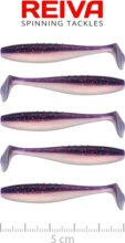 Reiva Flat Minnow Shad 5cm 5db/cs (Purple Pearl)
