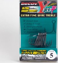 Hármas Horog Decoy Y-F33F Extra Fine Wire #1