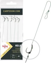 FC Power Feeder Rig KO.9 kötött method előke, 10 cm, #6, 5 db