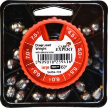 Carp Expert Large Betétes Cseppólom Készlet 4,5-7,5G Natur 150G