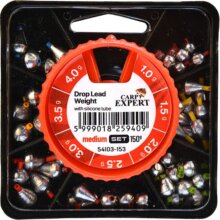 Carp Expert Medium Betétes Cseppólom Készlet 1-4G Natur 150G