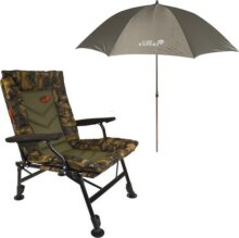 Carp Expert Comfort Camo Szék Carp Expert 220Cm Ernyővel