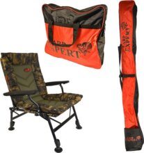 Carp Expert Comfort Camo Szék Botzsákkal És Száktartó Táskával
