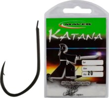 Maver Hook Katana Black Nickelled Flatted