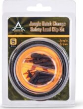 ANACONDA Jungle Gr. Quick Change Safety Lead Clip 5szett/barna