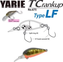 Yarie Jespa Yarie 675 T-Crankup Type Lf 35mmm 2.6g C33 Kurokin Yamame Mg