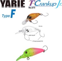 Yarie Jespa Yarie 675 T-Crankup Jr Type F 28mm 1.8g C34 Go Go Chart