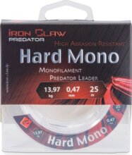 IRON CLAW Hard Mono előkezsinór 25m/0,60mm/23,10Kg