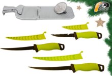 Karácsonyi Fluo All-In Kés Szett