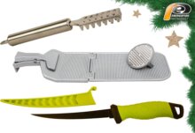 Karácsonyi Fluo Filéző Szett Haltisztító Deszkával