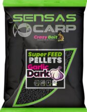 Sensas Pellet Super Feed Garlic Dark 650g 4mm