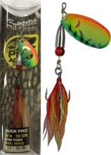 Pezon & Michel Körforgó villantó Buck Pike 18g Fire Tiger