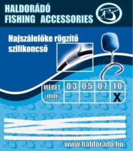 Haldorádó Hajszálelőke rögzítő szilikoncső 0,5mm
