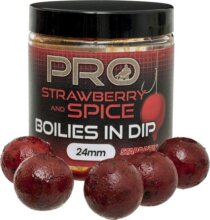 Starbaits Boilies In Dip Pro Strawberry Spice 150g 20mm