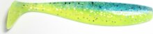 Reiva Flat Minnow Shad by Jadabo 10 cm Blue-Lime
