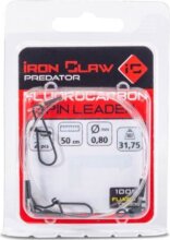 IRON CLAW Fluorocarbon Spin Leader 0,60mm/50cm/19,52kg