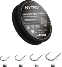 Nytro Nto4 Fine Feeder Előkötött Szakáll Nélküli Előke 100 Cm 18/0,11mm