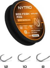 Nytro Nto-B3 Big Fish Előkötött Szakáll Nélküli Előke 25 Cm 8/0,30mm