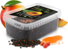 Delphin Pellet box Reaxe READY&GO - Mangó-Őszibarack 400g