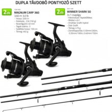 Nevis Dupla távdobó pontyozó szett 2x 1226-363+ 2x 2547-450