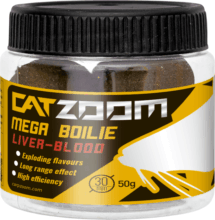 Catzoom Harcsa mega bojli, 30 mm, máj, vér, 50 g